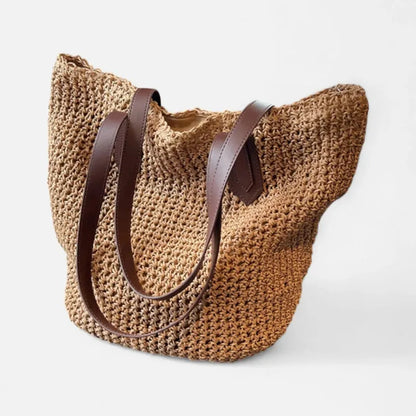 Lina | Large Straw Tote