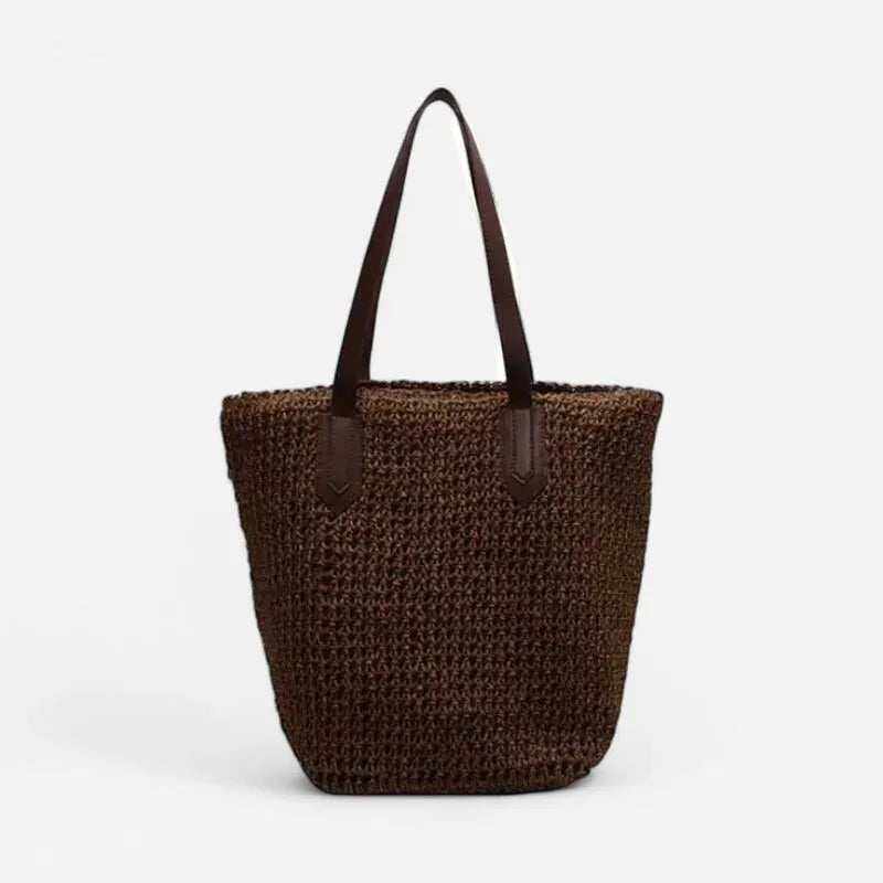 Lina | Large Straw Tote