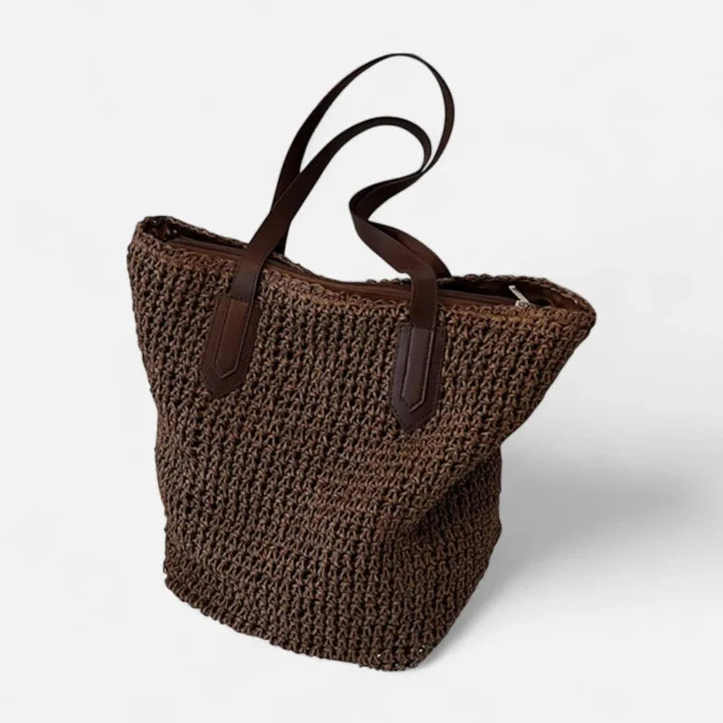 Lina | Large Straw Tote