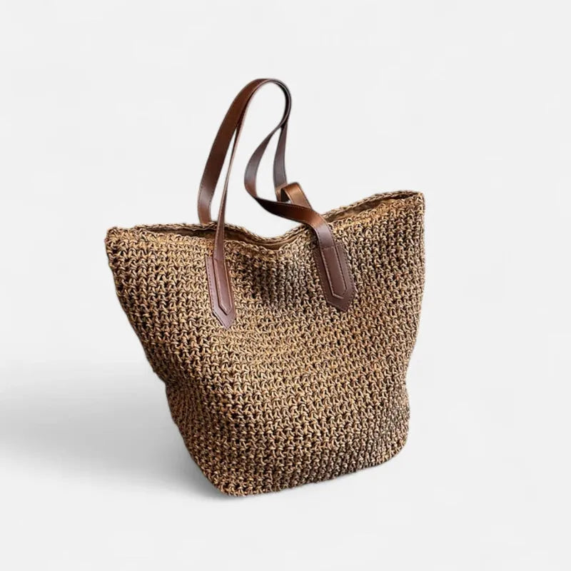 Lina | Large Straw Tote