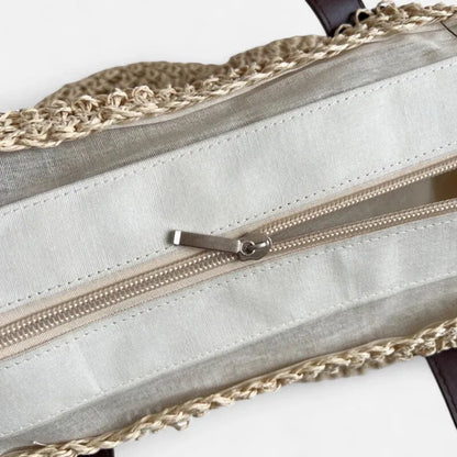 Lina | Large Straw Tote