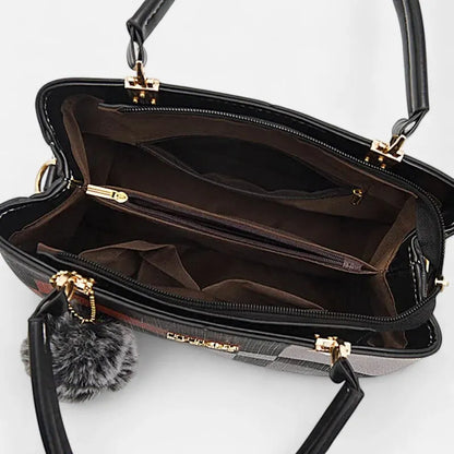 Livia | Shoulder Bag with Pompom Charm