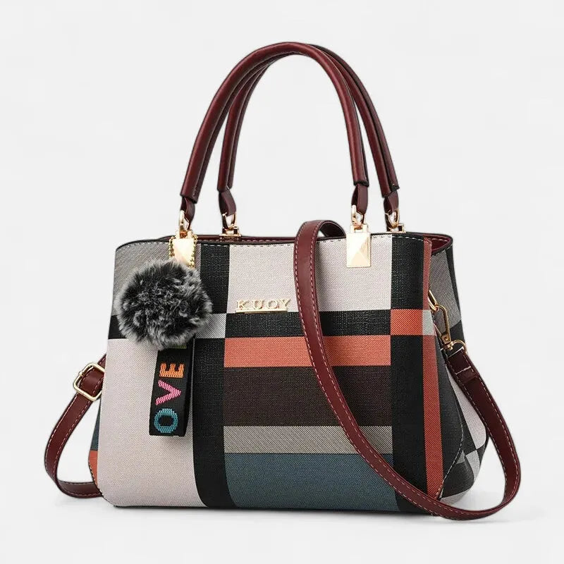 Livia | Shoulder Bag with Pompom Charm