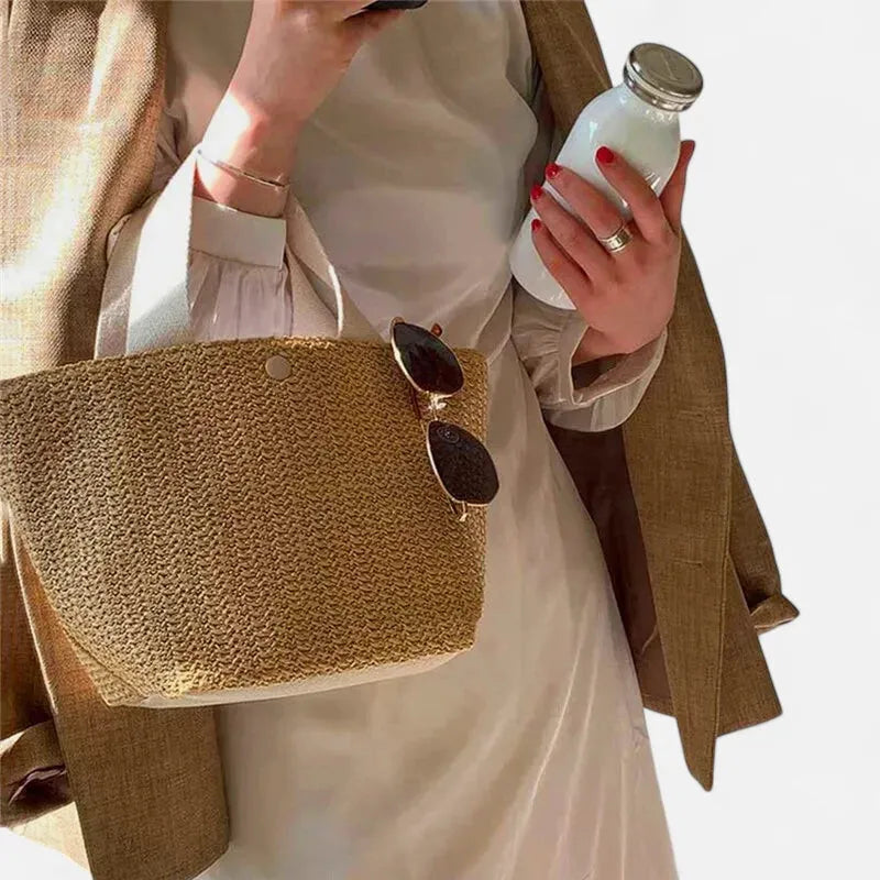 Louna | Woven Straw Bag