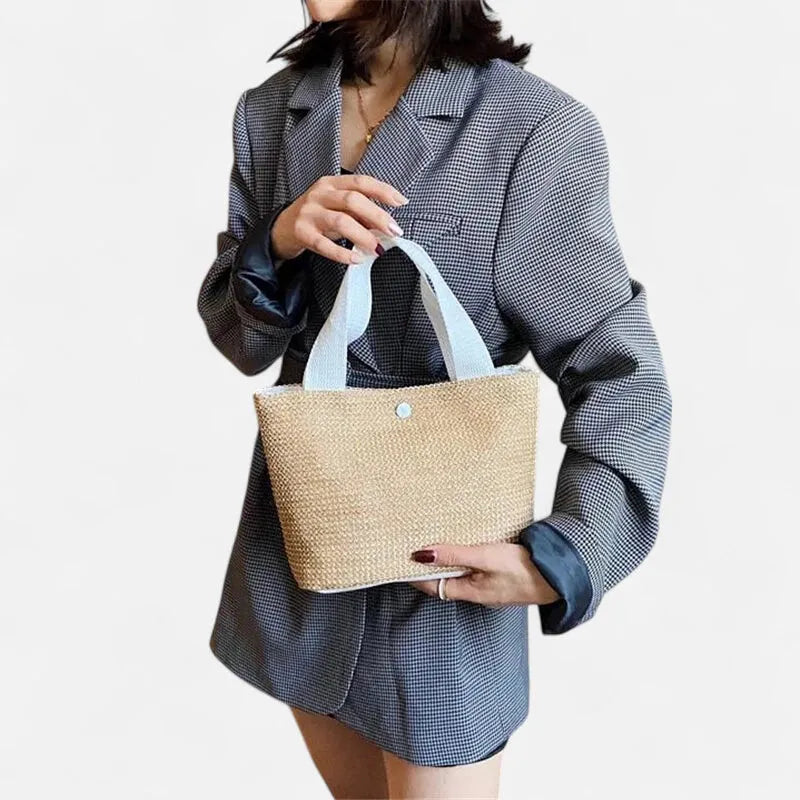 Louna | Woven Straw Bag