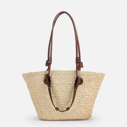 Louna | Large Straw Basket Tote