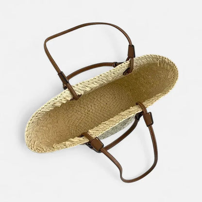 Louna | Large Straw Basket Tote