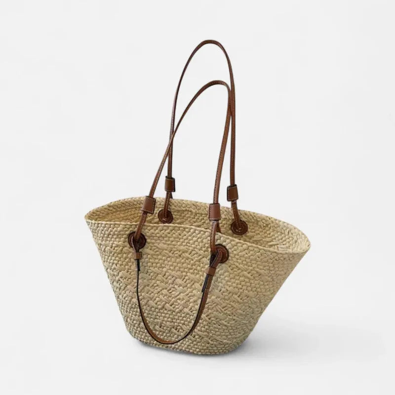 Louna | Large Straw Basket Tote