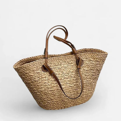 Louna | Large Straw Basket Tote