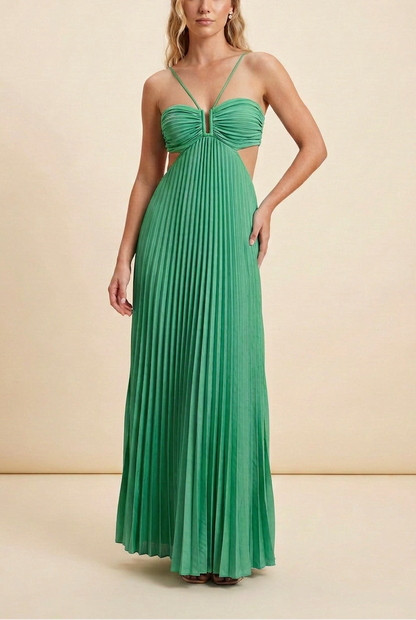 Palmora Society - Luella | Vestido Maxi Halter Plisado - foto 8