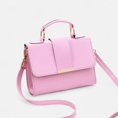 Maëlys | Small Flap Shoulder Bag with Gold Finish
