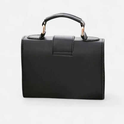 Maëlys | Small Flap Shoulder Bag with Gold Finish