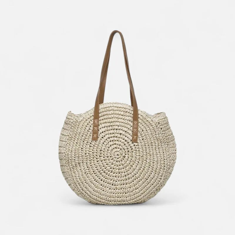 Maëva | Large Round Straw Bag