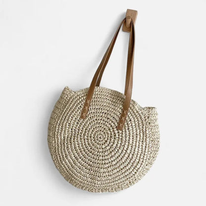 Maëva | Large Round Straw Bag