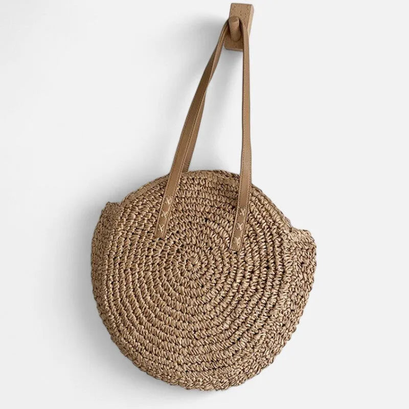 Maëva | Large Round Straw Bag