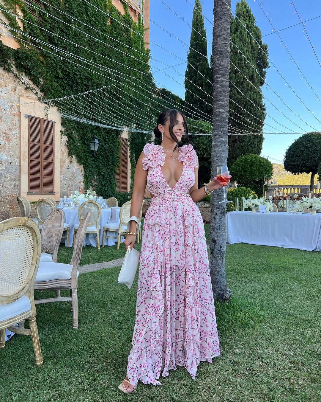 Palmora Society - Maeve | Vestido Maxi Floral con Cut-Out - foto 9