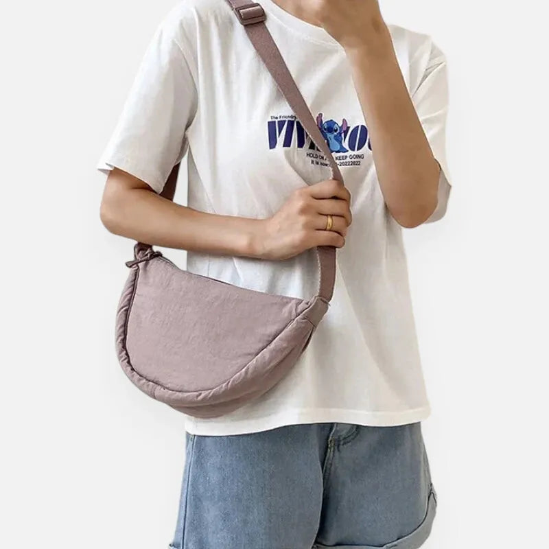 Monique | Half-Moon Fabric Belt Bag