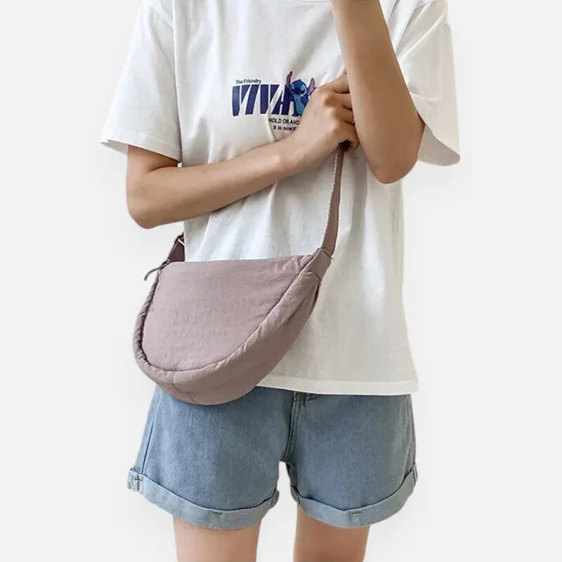 Monique | Half-Moon Fabric Belt Bag