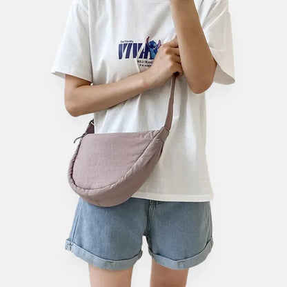 Monique | Half-Moon Fabric Belt Bag