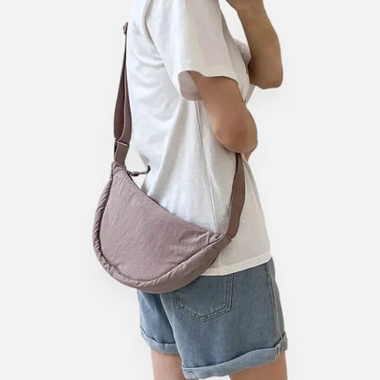 Monique | Half-Moon Fabric Belt Bag