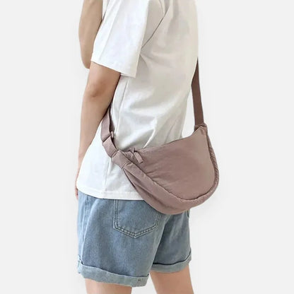 Monique | Half-Moon Fabric Belt Bag