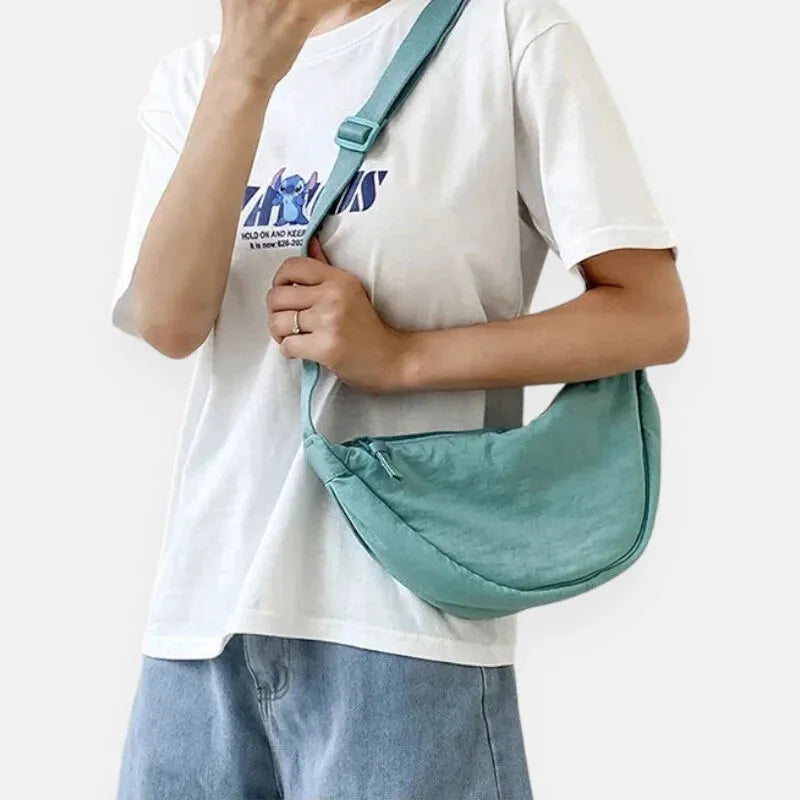 Monique | Half-Moon Fabric Belt Bag