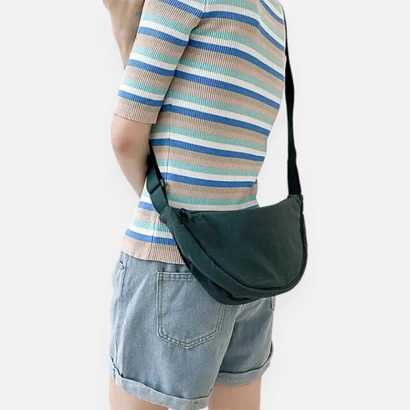 Monique | Half-Moon Fabric Belt Bag