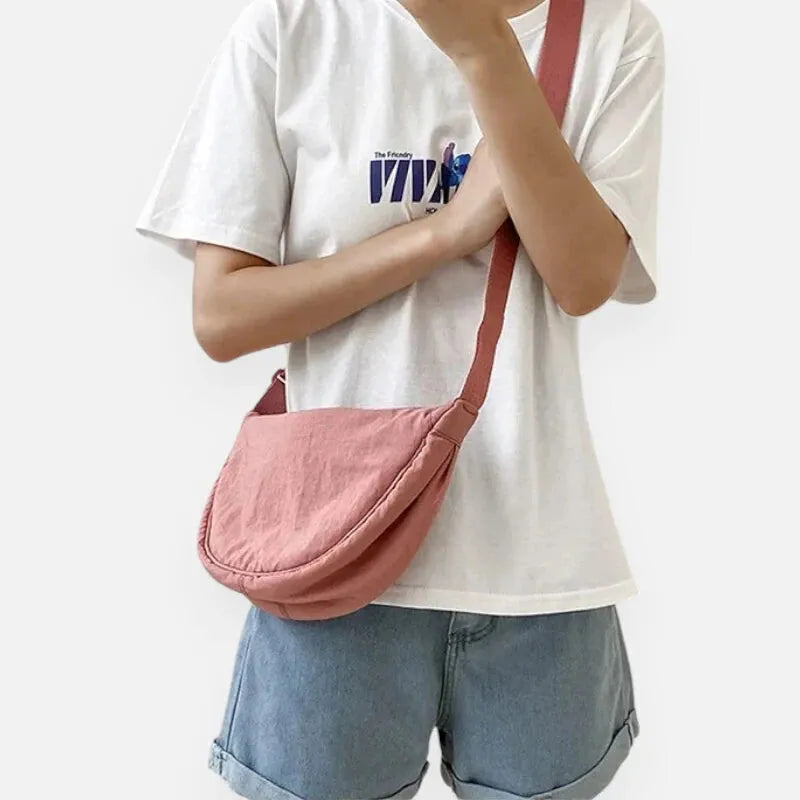 Monique | Half-Moon Fabric Belt Bag