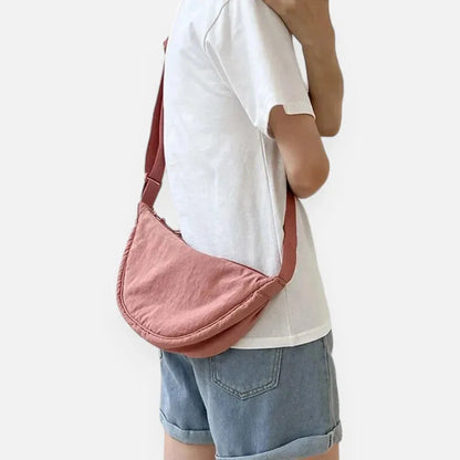 Monique | Half-Moon Fabric Belt Bag