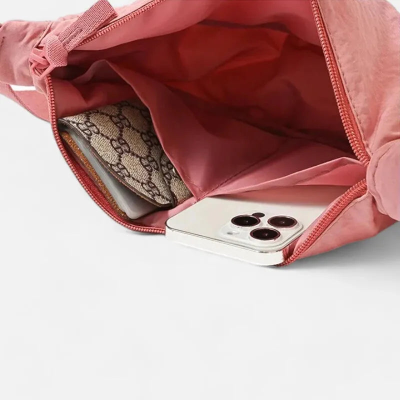 Monique | Half-Moon Fabric Belt Bag