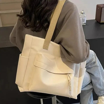 Romane | Large Canvas Multi-Pocket Tote