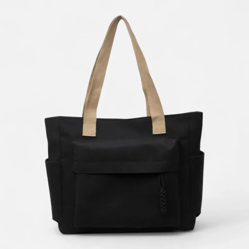 Romane | Large Canvas Multi-Pocket Tote
