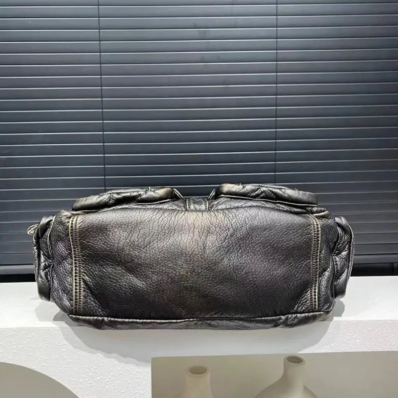Romy | Retro Multi-Pocket Shoulder Bag