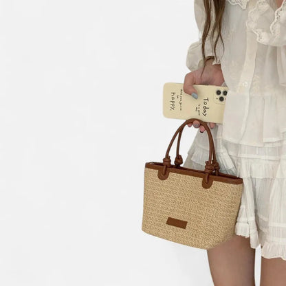 Sienna | Small Straw Shoulder Bag