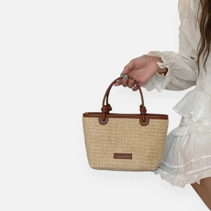 Sienna | Small Straw Shoulder Bag