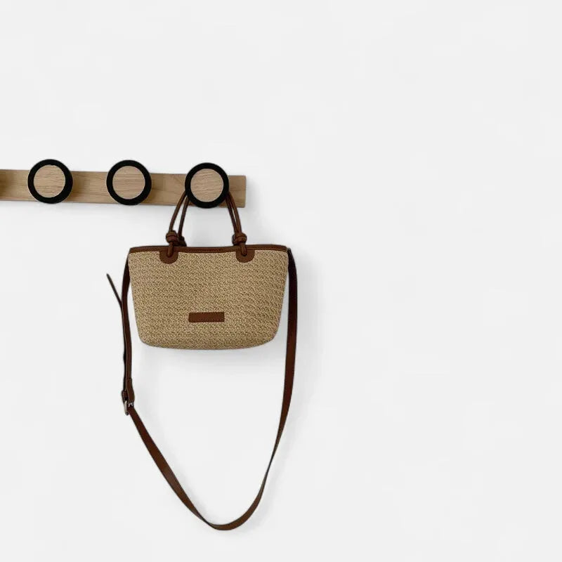 Sienna | Small Straw Shoulder Bag