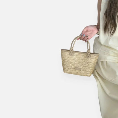 Sienna | Small Straw Shoulder Bag