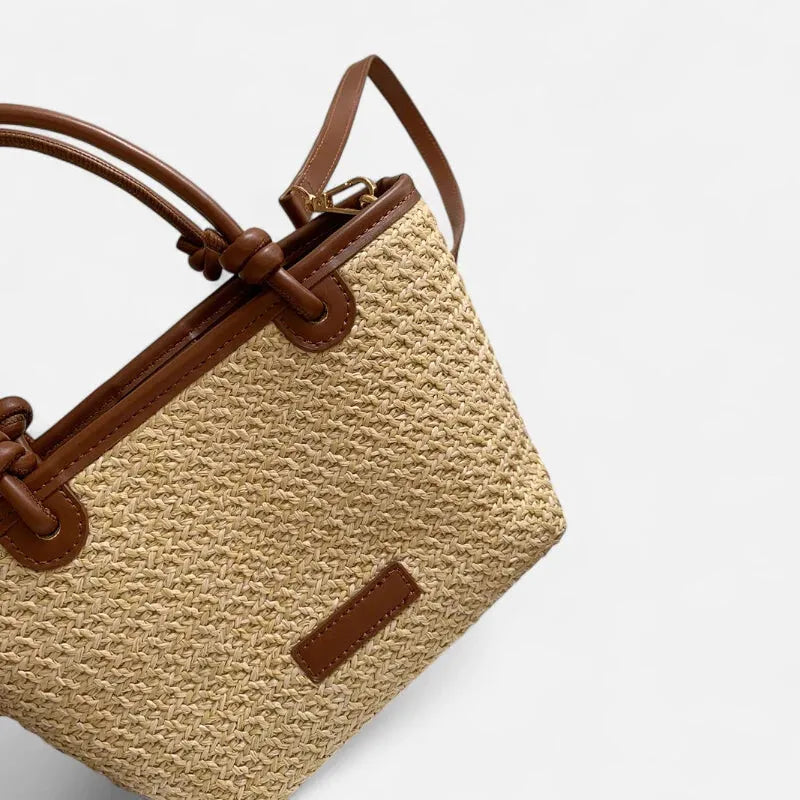 Sienna | Small Straw Shoulder Bag