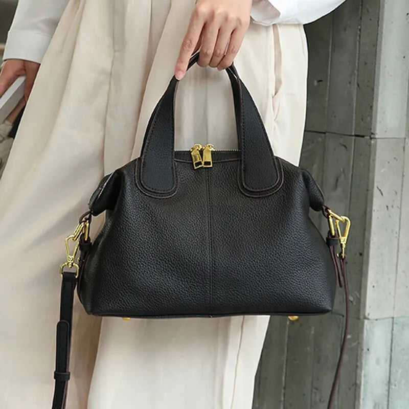 Sofia | Shoulder Bag with Gold Finish
