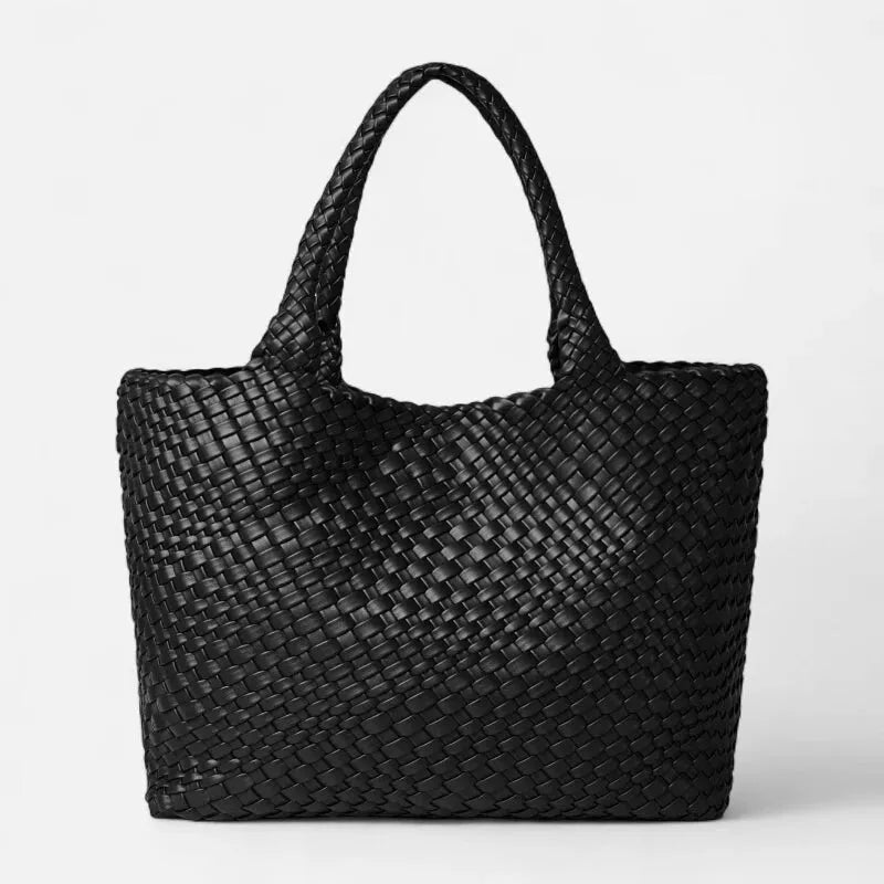 Sofia | Woven Tote with Matching Pouch
