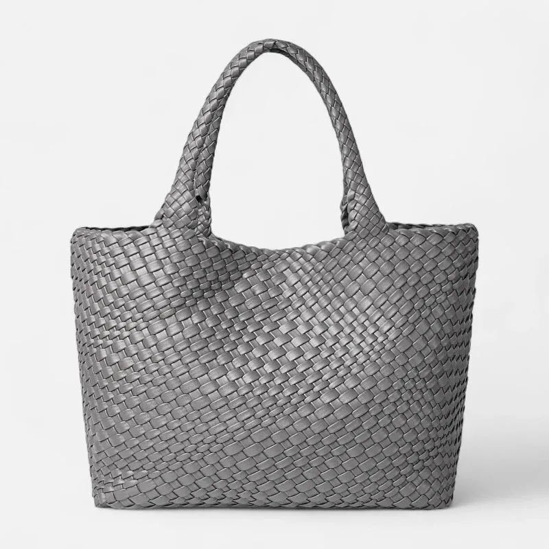 Sofia | Woven Tote with Matching Pouch