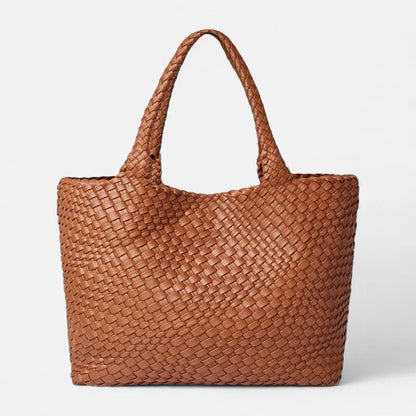 Sofia | Woven Tote with Matching Pouch