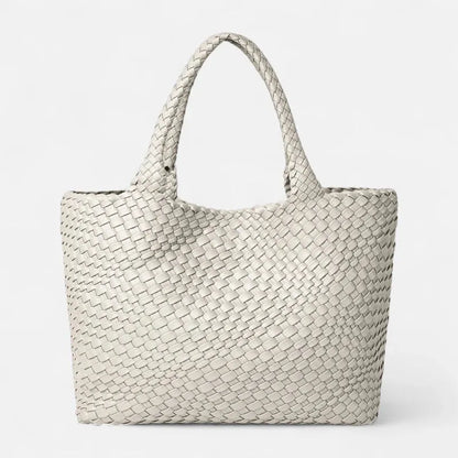 Sofia | Woven Tote with Matching Pouch