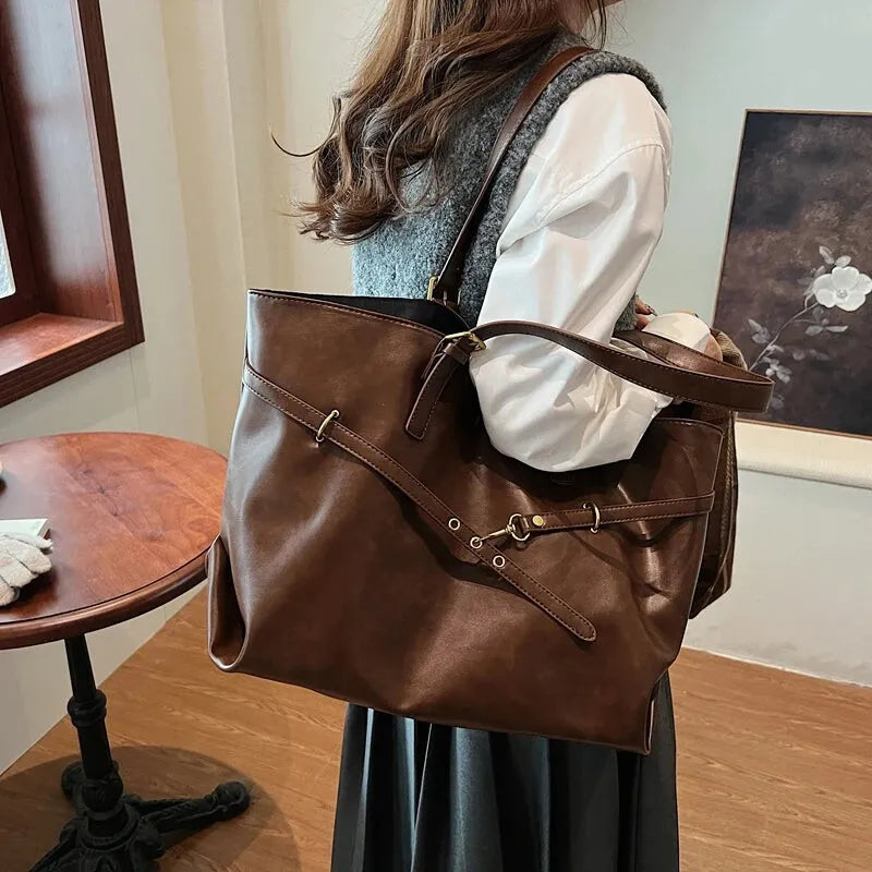 Solène | Large Soft Vintage Tote