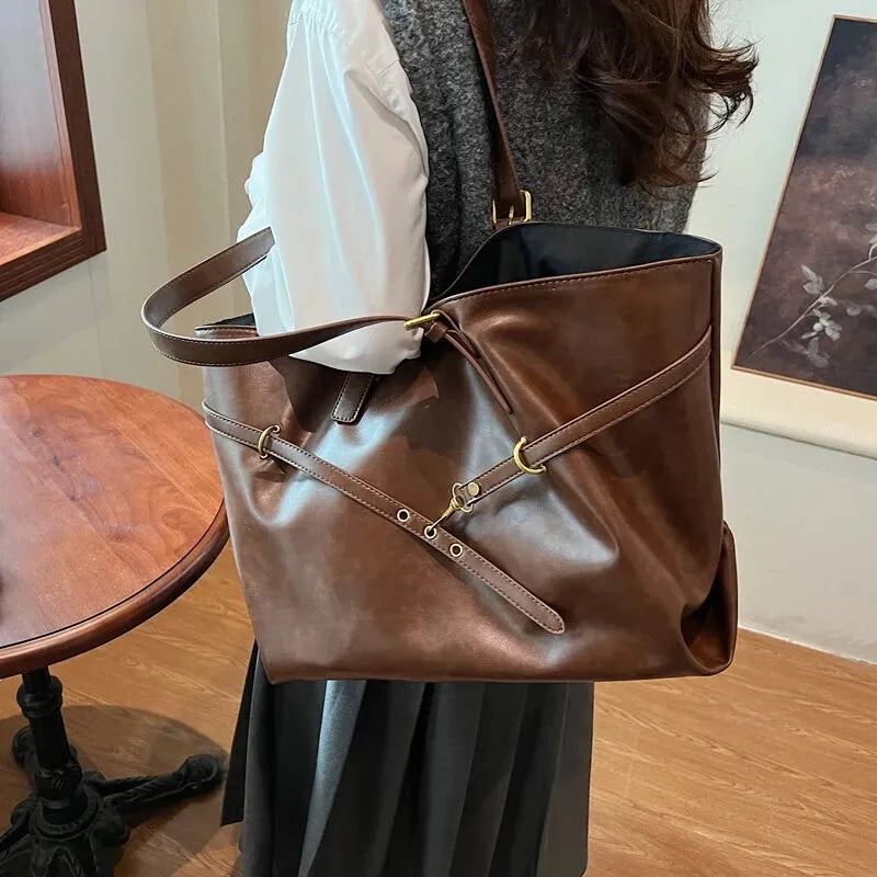 Solène | Large Soft Vintage Tote