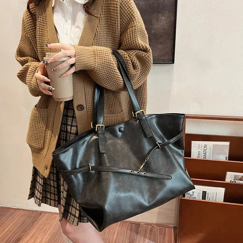 Solène | Large Soft Vintage Tote