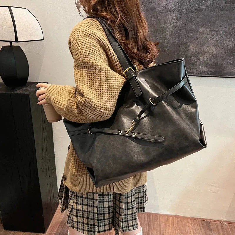 Solène | Large Soft Vintage Tote