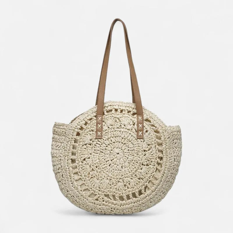 Thaïs | Large Round Straw Bag