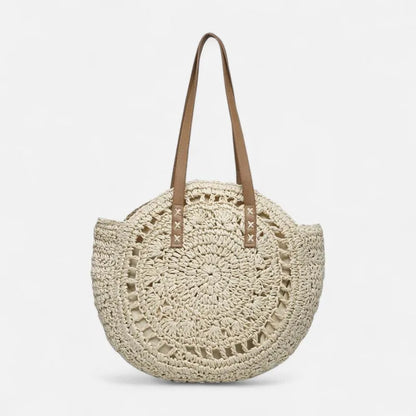 Thaïs | Large Round Straw Bag