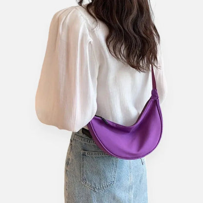 Yvette | Half-Moon Fabric Belt Bag